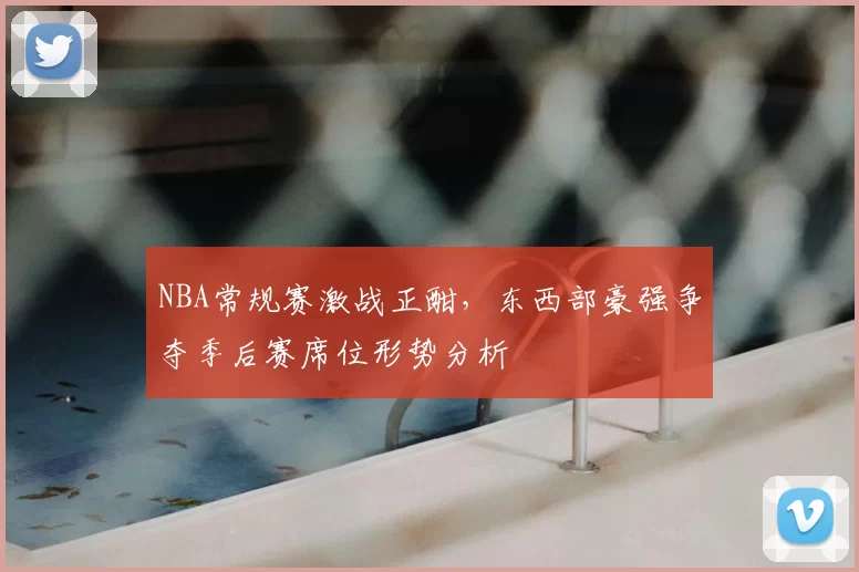 NBA常规赛激战正酣，东西部豪强争夺季后赛席位形势分析